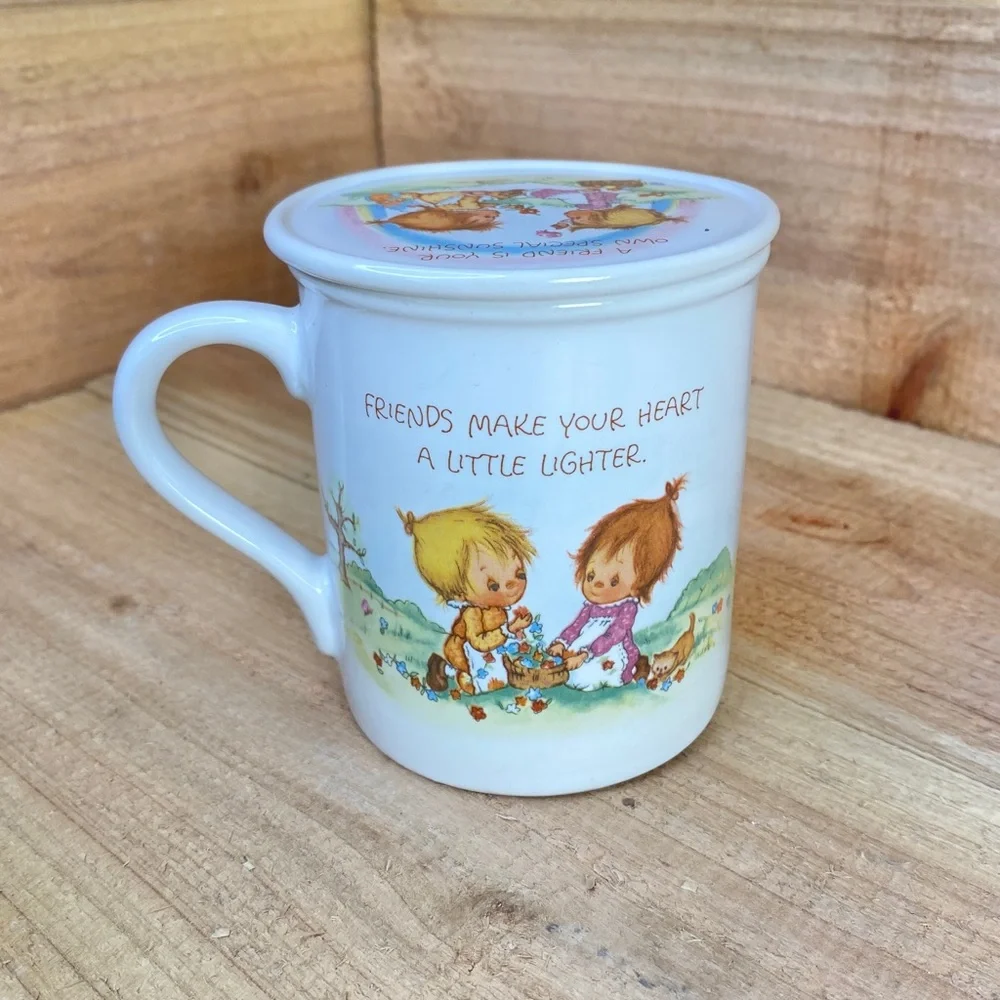1983 Hallmark Mug Mates “Friends Make Your Day a Little Brighter” Betsey Clark - Picture 2 of 6